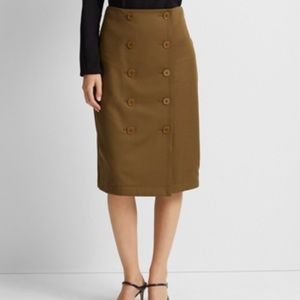Club Monaco Collection Button-Front Pencil Skirt